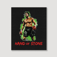 Roberto Duran Hand Of Stone Portrait Canvas Print | Artistshot