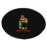 Roberto Duran Hand Of Stone Oval Patch | Artistshot