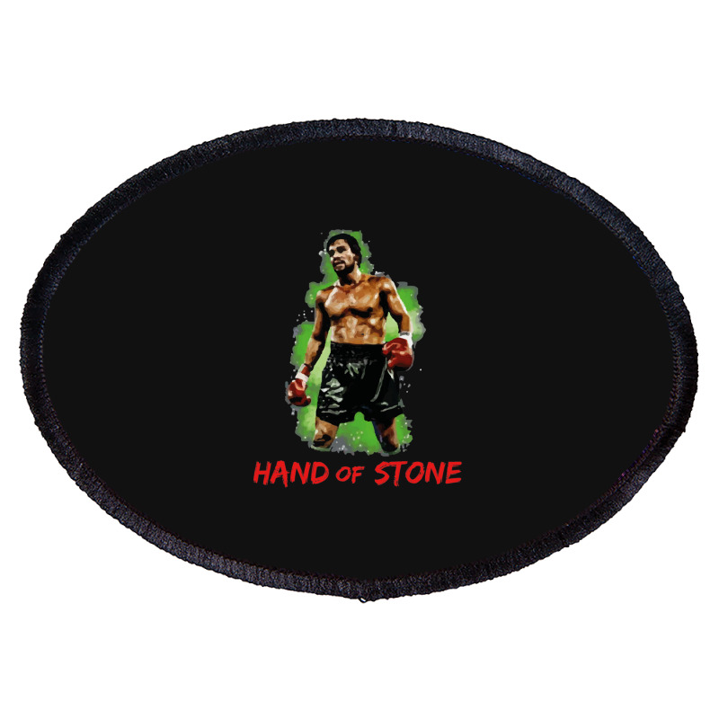 Roberto Duran Hand Of Stone Oval Patch | Artistshot