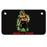 Roberto Duran Hand Of Stone Motorcycle License Plate | Artistshot