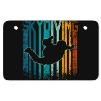 Retro Vintage Skydiving Atv License Plate | Artistshot