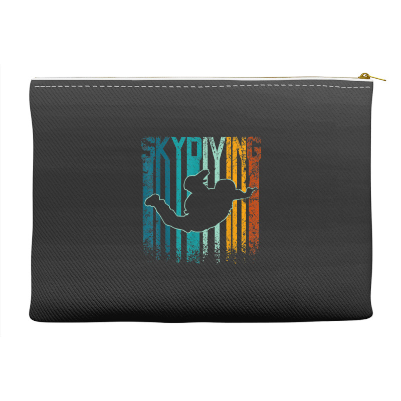 Retro Vintage Skydiving Accessory Pouches | Artistshot