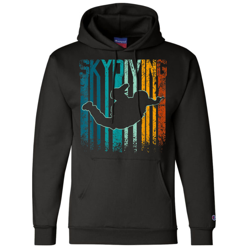 Retro Vintage Skydiving Champion Hoodie | Artistshot