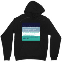 Oriented Aroace Definition Block Unisex Hoodie | Artistshot