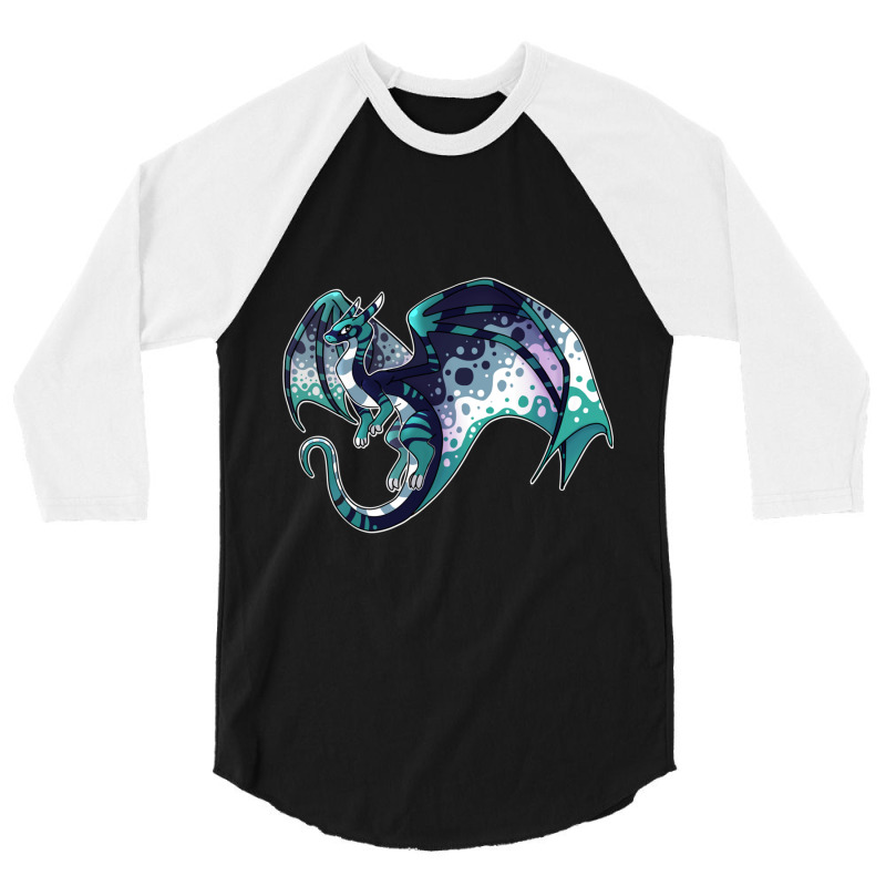 Oriented Aroace Dragon Friend 3/4 Sleeve Shirt | Artistshot