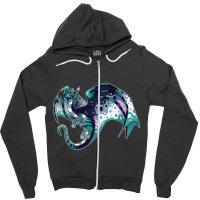 Oriented Aroace Dragon Friend Zipper Hoodie | Artistshot