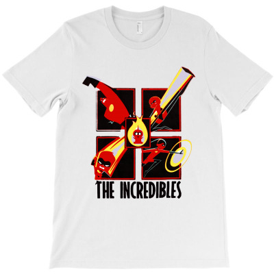 The Incredibles Retro Grid T-shirt Designed By Bambang Hermanto