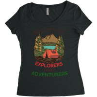 Society Of Explorers And Adventurers                (3) Women's Triblend Scoop T-shirt | Artistshot