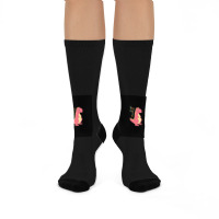 Cute Dinosaur Jr Chiffon Top Crew Socks | Artistshot