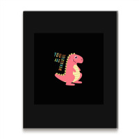 Cute Dinosaur Jr Chiffon Top Metal Print Vertical | Artistshot