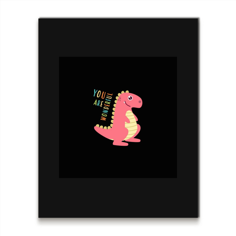 Cute Dinosaur Jr Chiffon Top Metal Print Vertical | Artistshot