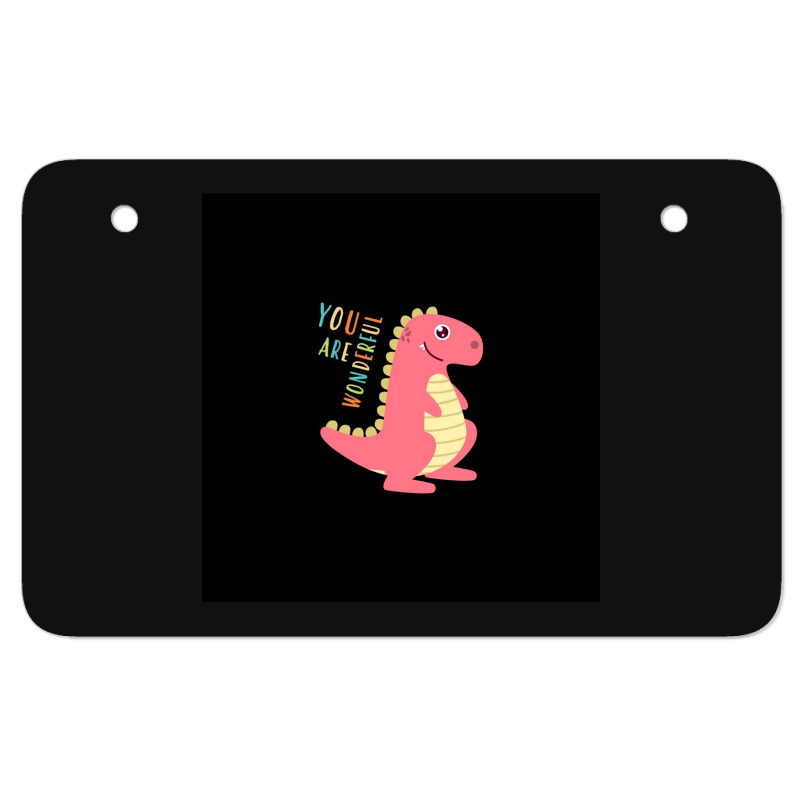 Cute Dinosaur Jr Chiffon Top Atv License Plate | Artistshot