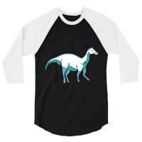 Oriented Aroace Pride Dinosaur 3/4 Sleeve Shirt | Artistshot