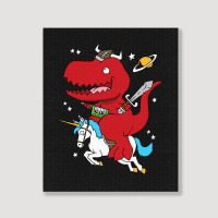 Dino Fantasy Portrait Canvas Print | Artistshot