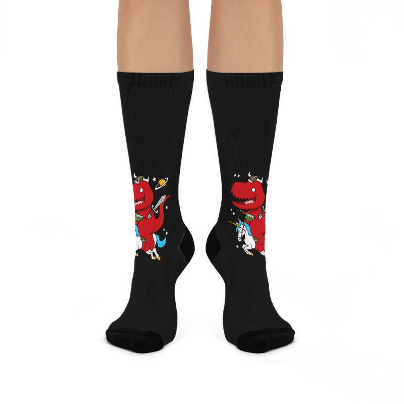 Dino Fantasy Crew Socks | Artistshot