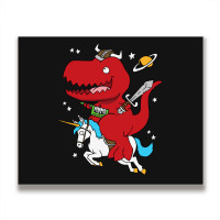 Dino Fantasy Metal Print Horizontal | Artistshot