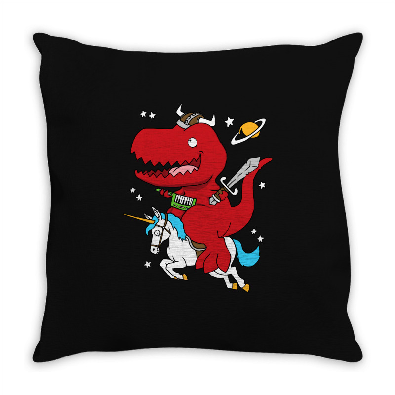 Dino Fantasy Throw Pillow | Artistshot