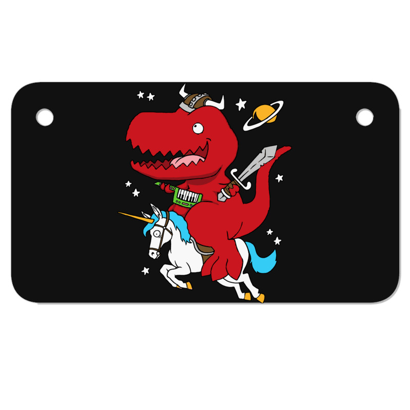 Dino Fantasy Motorcycle License Plate | Artistshot