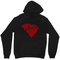 Columbia, Sc Garnet Glitter Unisex Hoodie | Artistshot