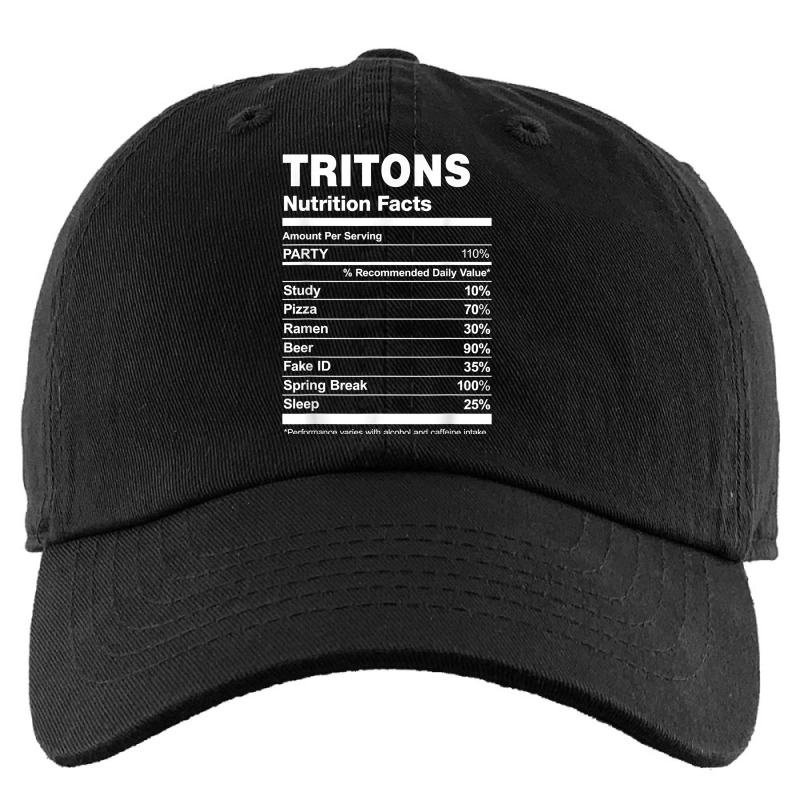 Tritons Nutrition Facts College University T Shirt Kids Cap by hankeajrippleex5 | Artistshot