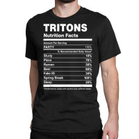 Tritons Nutrition Facts College University T Shirt Classic T-shirt | Artistshot