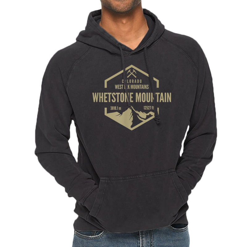 Whetstone Mountain Colorado Vintage Hoodie by Renew | Artistshot