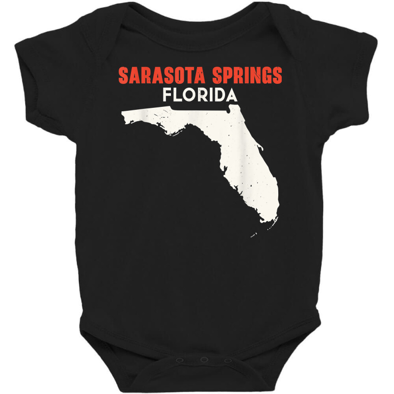 Sarasota Springs Florida Usa State America Travel Floridian T Shirt Baby Bodysuit by cm-arts | Artistshot