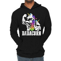 Manly Unicorn Muscle Dad And Daughter Dadacorn Fathers Day Tank Top Lightweight Hoodie | Artistshot