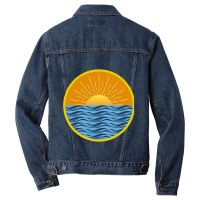 Subtle Aroace Sunset Men Denim Jacket | Artistshot