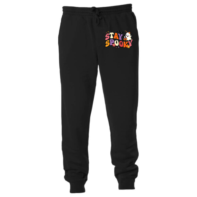 Stay Spooky Cute Ghost Pumpkin Groovy Halloween Women Men Unisex Jogger by Fashlaza | Artistshot