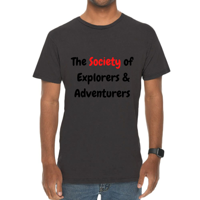 The Society Of Explorers _ Adventures Vintage T-Shirt by cm-arts | Artistshot