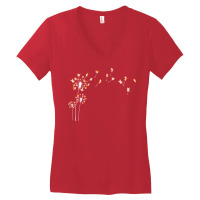 Corgi Dandelion T  Shirt Corgi Dandelion T  Shirt Women's V-neck T-shirt | Artistshot