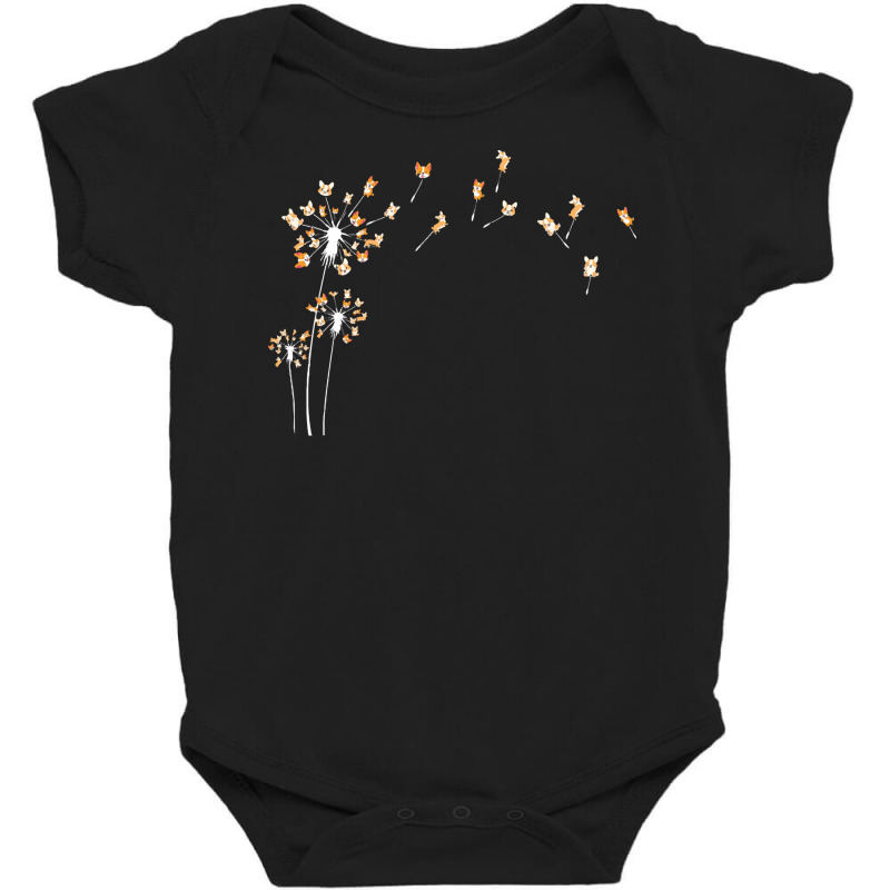 Corgi Dandelion T  Shirt Corgi Dandelion T  Shirt Baby Bodysuit by occupypolish | Artistshot