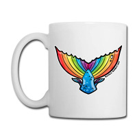 Rainbow Mermaid Tail, Rainbow Mermaid Tail Art, Rainbow Mermaid Tail V Coffee Mug | Artistshot