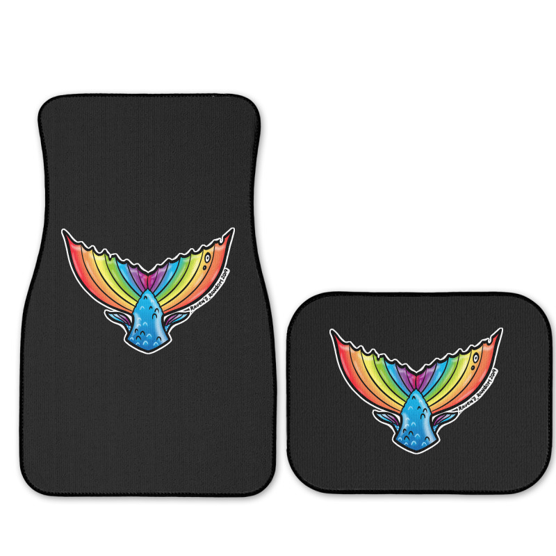 Rainbow Mermaid Tail, Rainbow Mermaid Tail Art, Rainbow Mermaid Tail V Full Set Car Mats | Artistshot