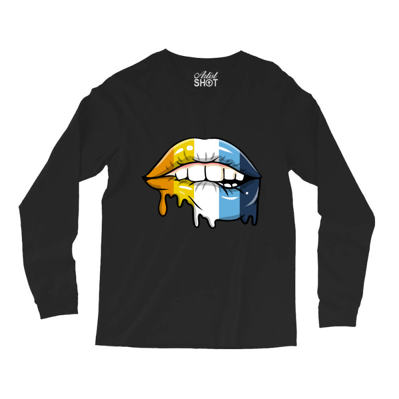 Dripping Lips Aroace Pride Long Sleeve Shirts | Artistshot