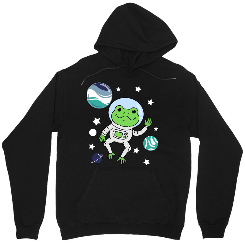 Frog In Space Oriented Aroace Pride Unisex Hoodie | Artistshot