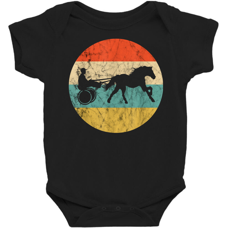 Horse Racing Owner Retro Vintage Equitation Harness Racing T Shirt Baby Bodysuit | Artistshot