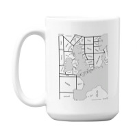 Shipping Forecast Uk Map - Labelled 15 Oz Coffee Mug | Artistshot