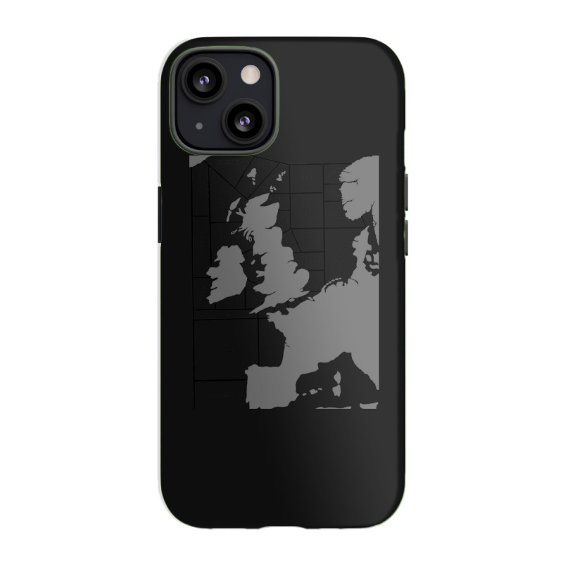 Shipping Forecast Uk Map - Labelled Iphone 13 Case | Artistshot