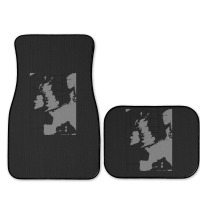 Shipping Forecast Uk Map - Labelled Full Set Car Mats | Artistshot