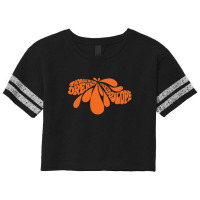 Kaleidoscope Tangerine Dream Scorecard Crop Tee | Artistshot