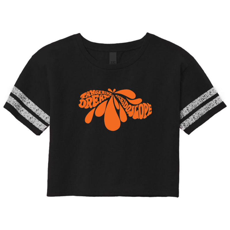 Kaleidoscope Tangerine Dream Scorecard Crop Tee by cm-arts | Artistshot