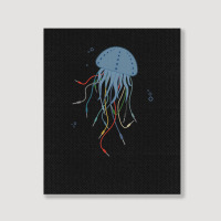 Modular Jellyfish Synthesizer For Musician Portrait Canvas Print | Artistshot