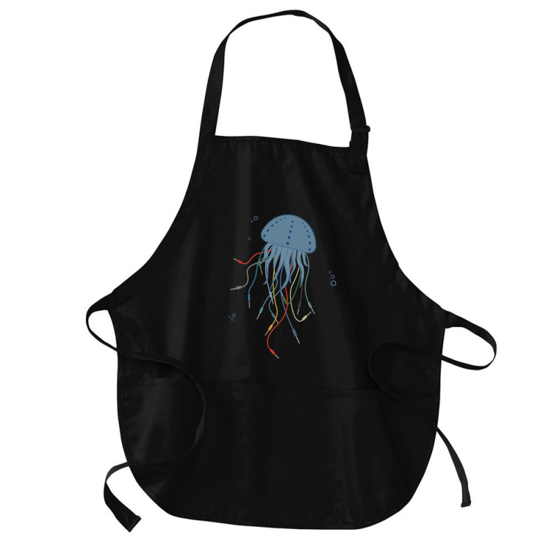 Modular Jellyfish Synthesizer For Musician Medium-length Apron | Artistshot