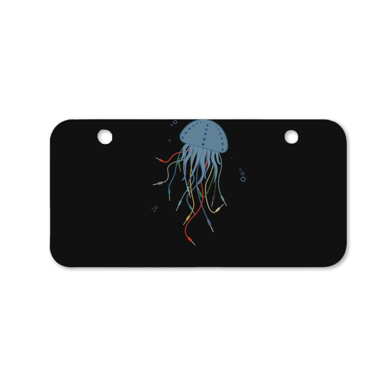 Modular Jellyfish Synthesizer For Musician Bicycle License Plate | Artistshot