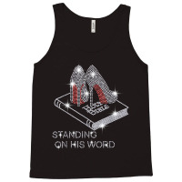 Holy Bible Stand On His Word Rhinestone Funny Christian T Shirt Tank Top | Artistshot