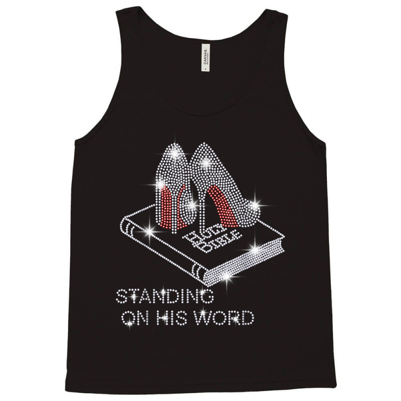 Holy Bible Stand On His Word Rhinestone Funny Christian T Shirt Tank Top by tebaekivoti | Artistshot