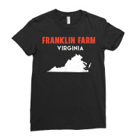 Franklin Farm Virginia Usa State America Travel Virginian Ladies Fitted T-shirt | Artistshot