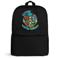 Future Marine Biologist Ocean Life Drawing Whale Octopus Backpack | Artistshot